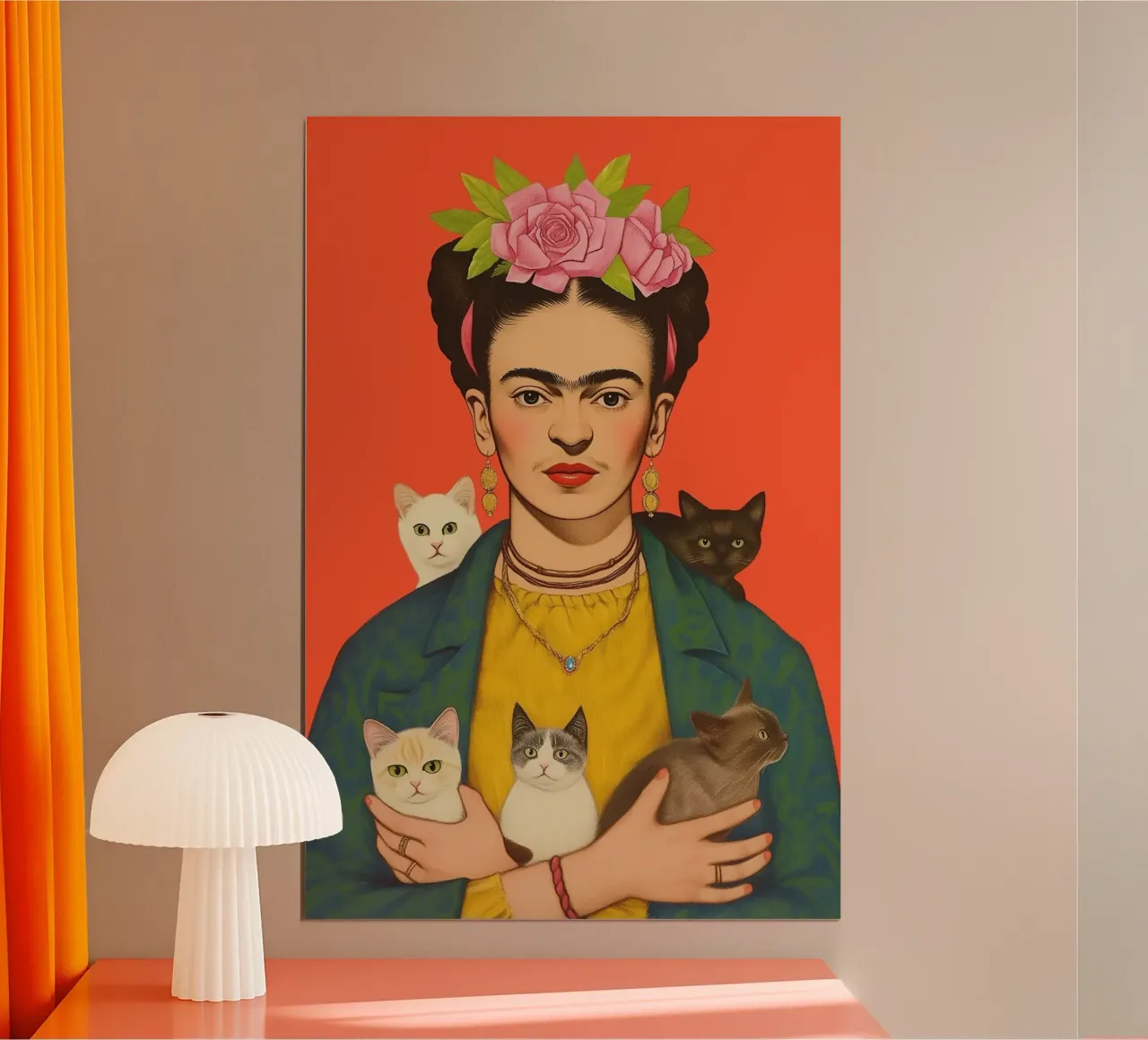I gattini di Frida carta hahnemühle da Carinaprint