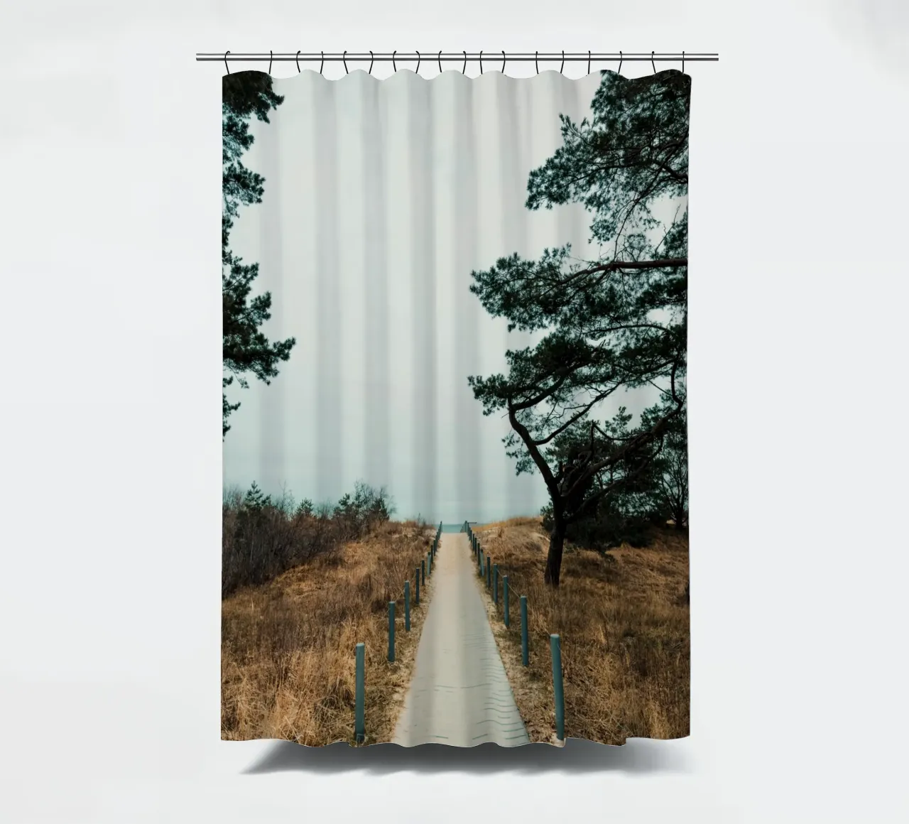 Secluded Beach Path 02 tenda da doccia da Sebastian Hilgetag