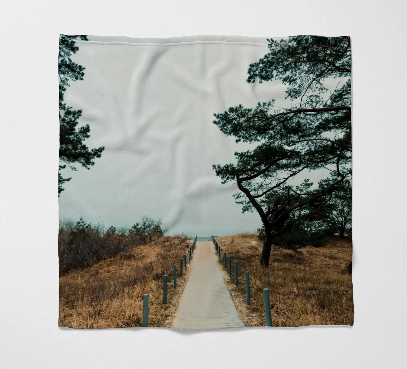 Secluded Beach Path 02 coperta in pile da Sebastian Hilgetag