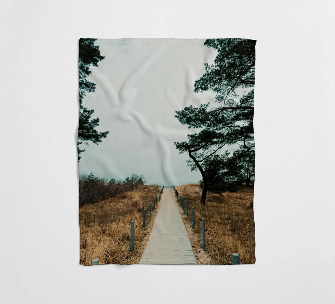Secluded Beach Path 02 coperta in pile da Sebastian Hilgetag