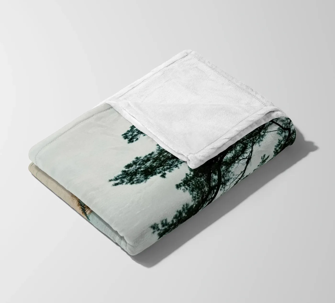 Secluded Beach Path 02 fleece blanket by Sebastian Hilgetag