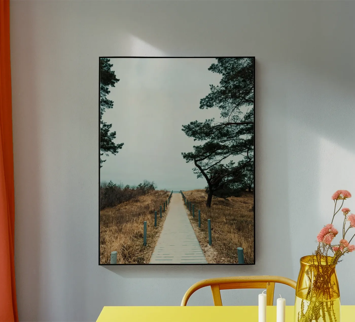 Secluded Beach Path 02 Acryl-Glas von Sebastian Hilgetag