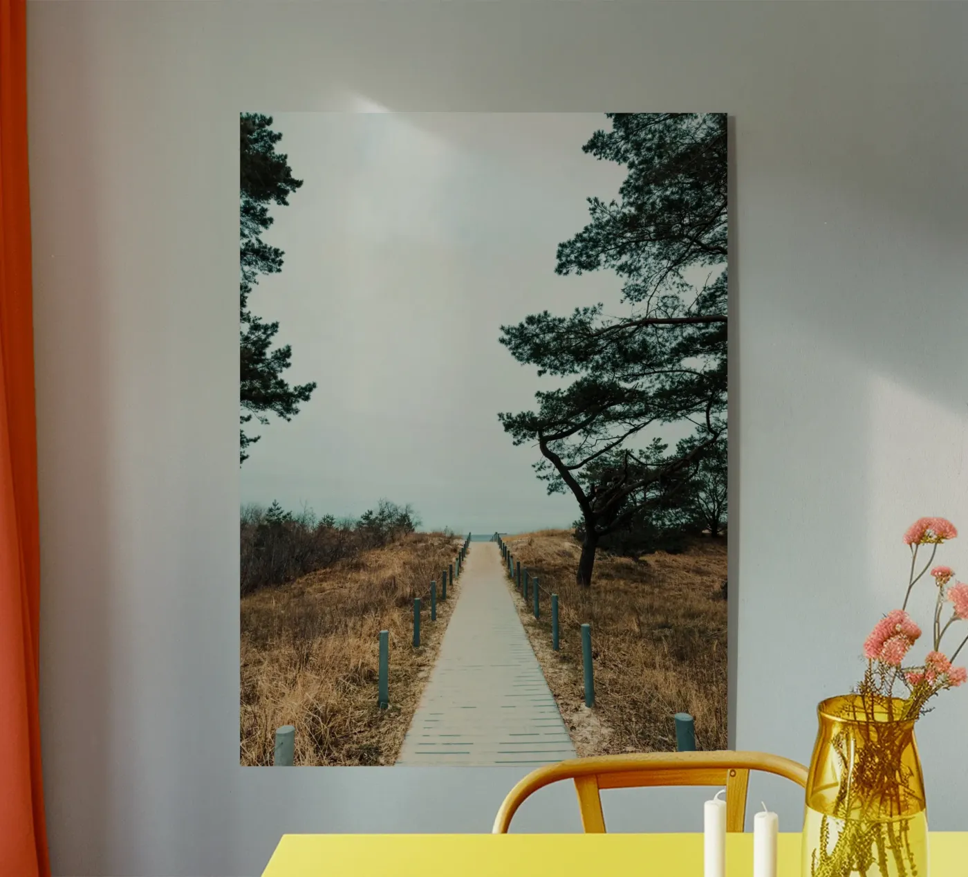 Secluded Beach Path 02 acrylic glass by Sebastian Hilgetag