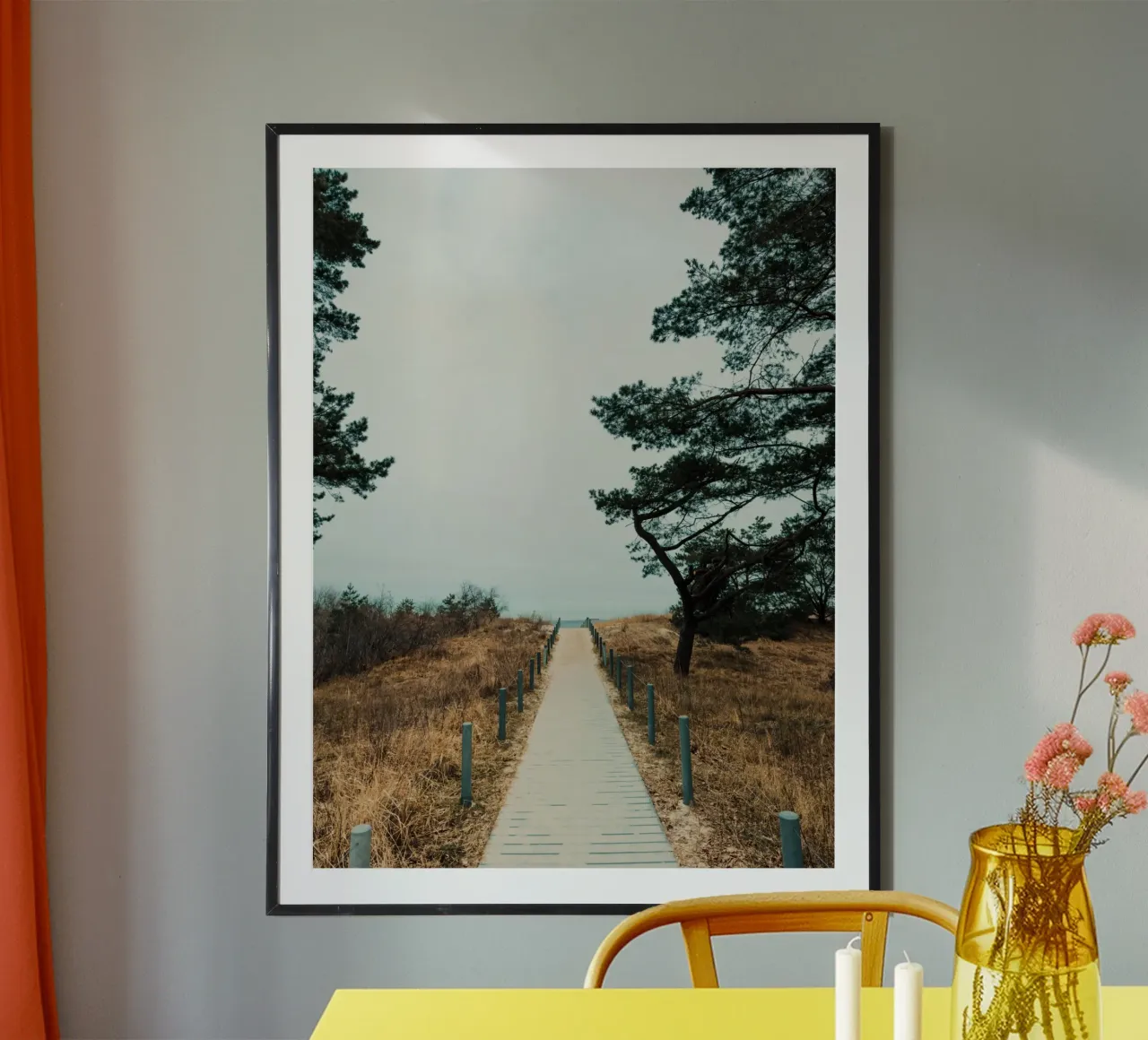 Secluded Beach Path 02 carta hahnemühle da Sebastian Hilgetag
