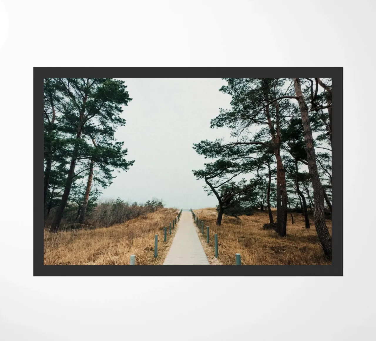 Secluded Beach Path doormat by Sebastian Hilgetag