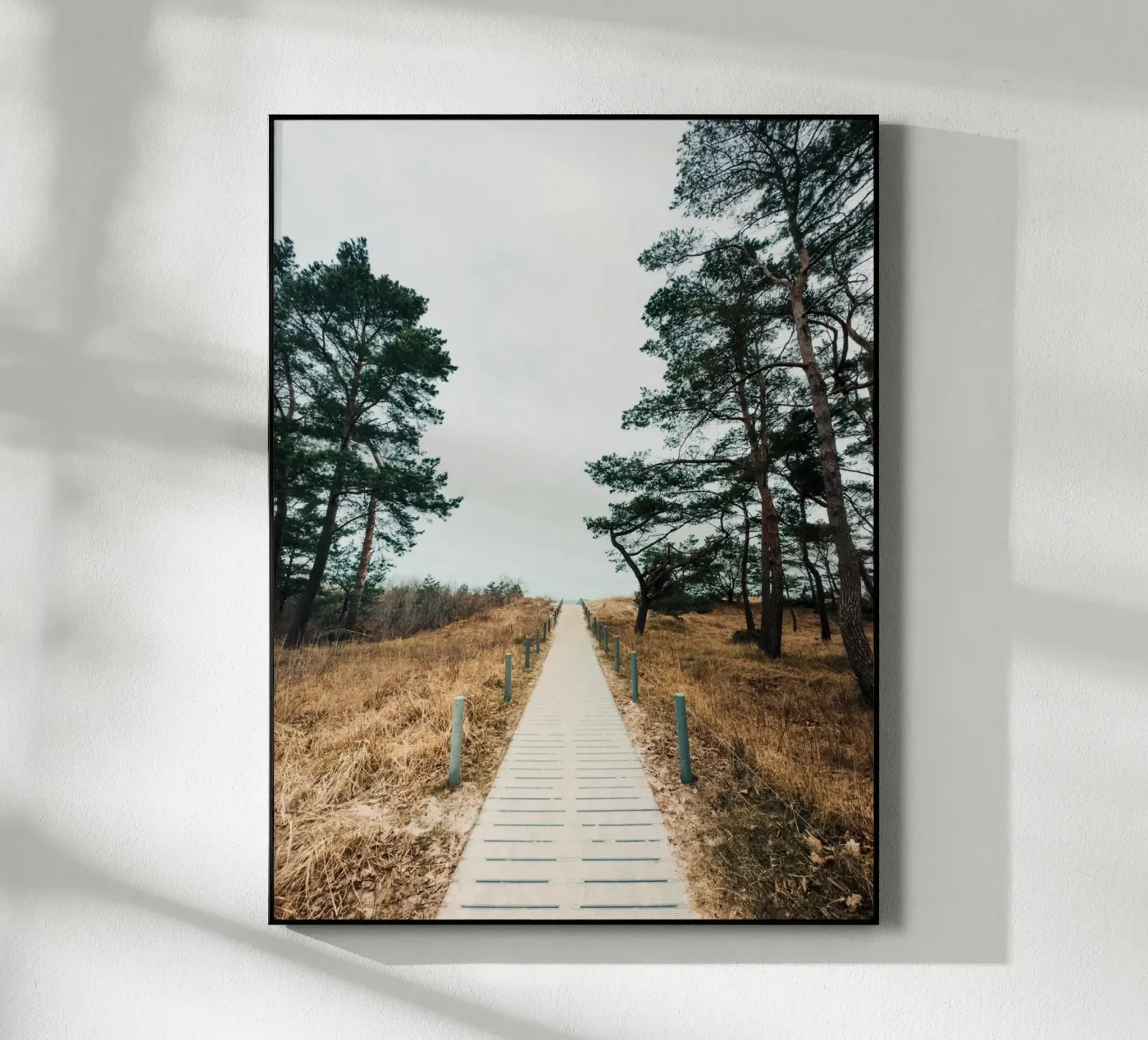 Secluded Beach Path acryl van Sebastian Hilgetag