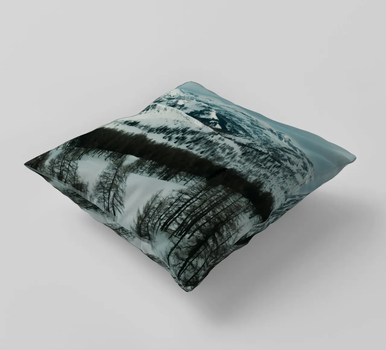 Snowy Alps cuscino da Sebastian Hilgetag