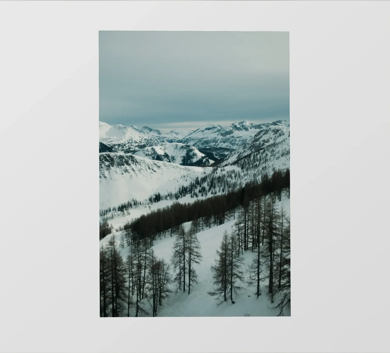 Snowy Alps pellicola backlit da Sebastian Hilgetag
