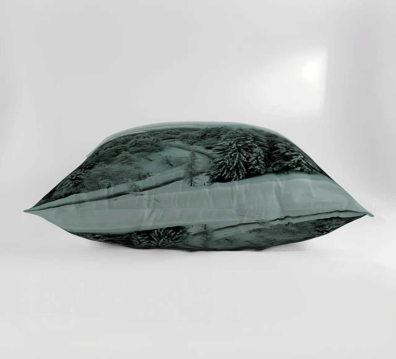 The Path through Winter cuscino da Sebastian Hilgetag