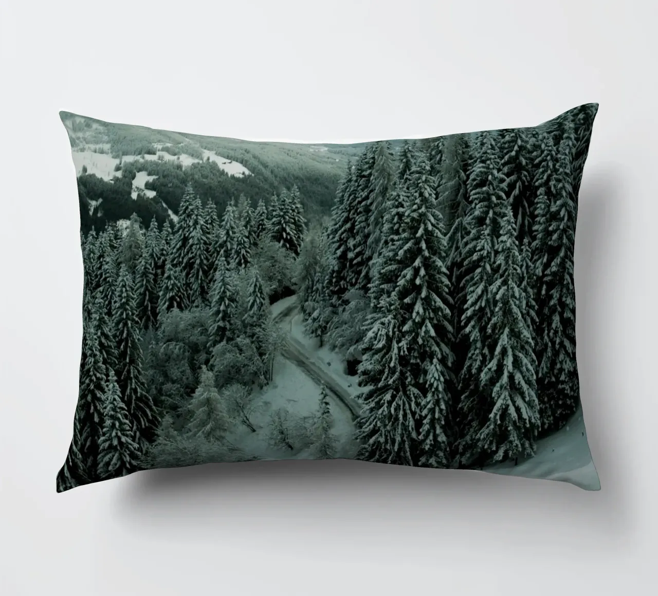 The Path through Winter cuscino da Sebastian Hilgetag