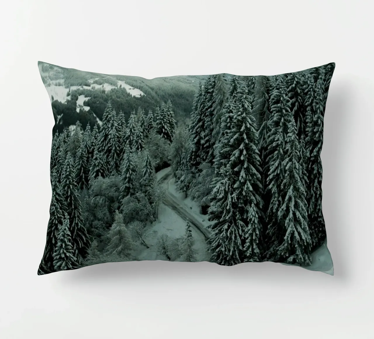 The Path through Winter cuscino da Sebastian Hilgetag