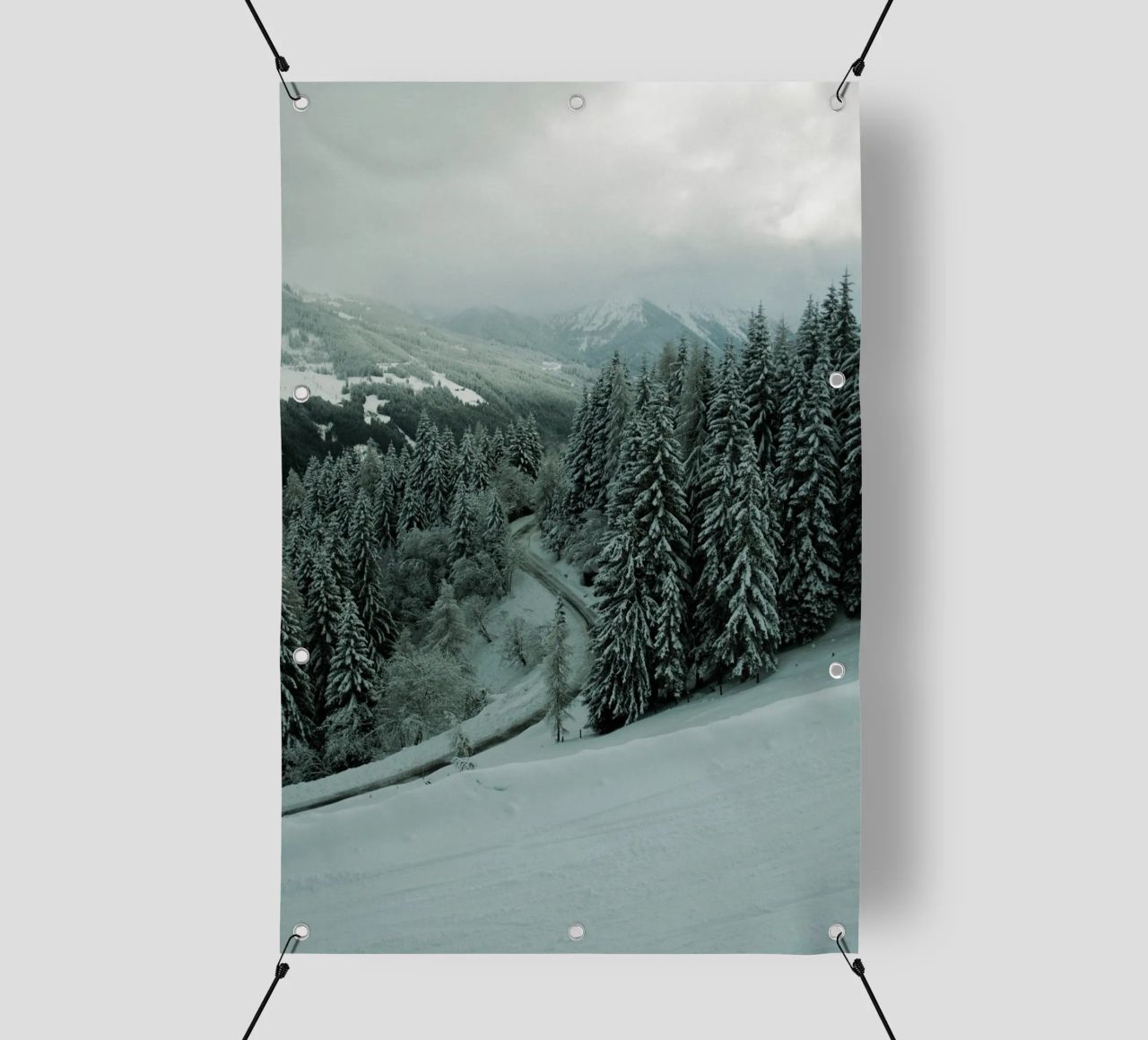 The Path through Winter telo in pvc da Sebastian Hilgetag
