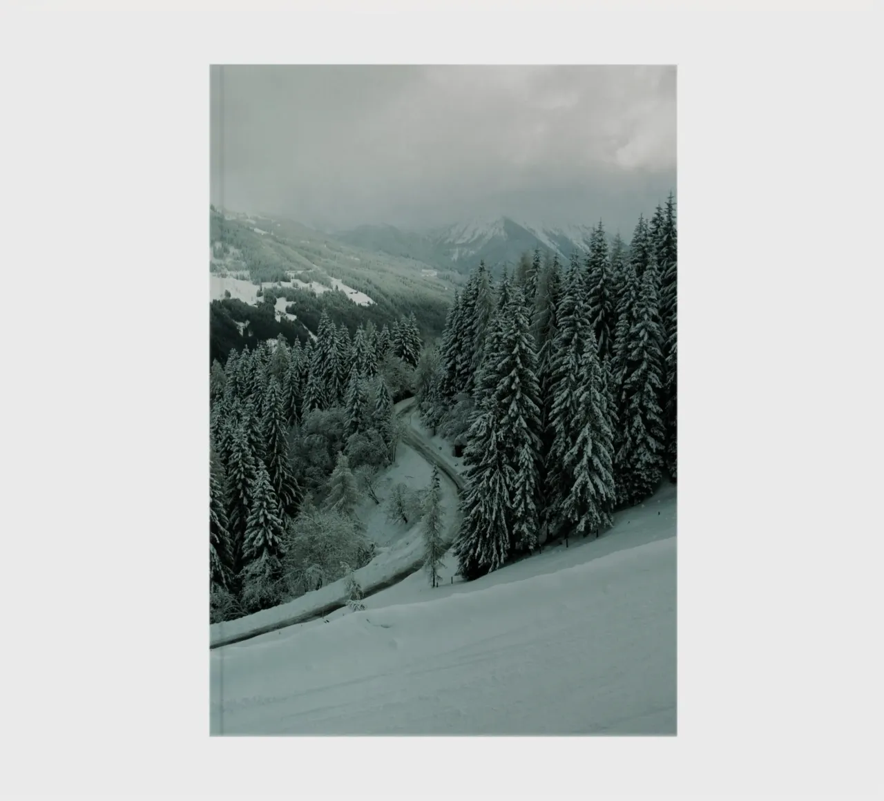 The Path through Winter carnet de notes de Sebastian Hilgetag