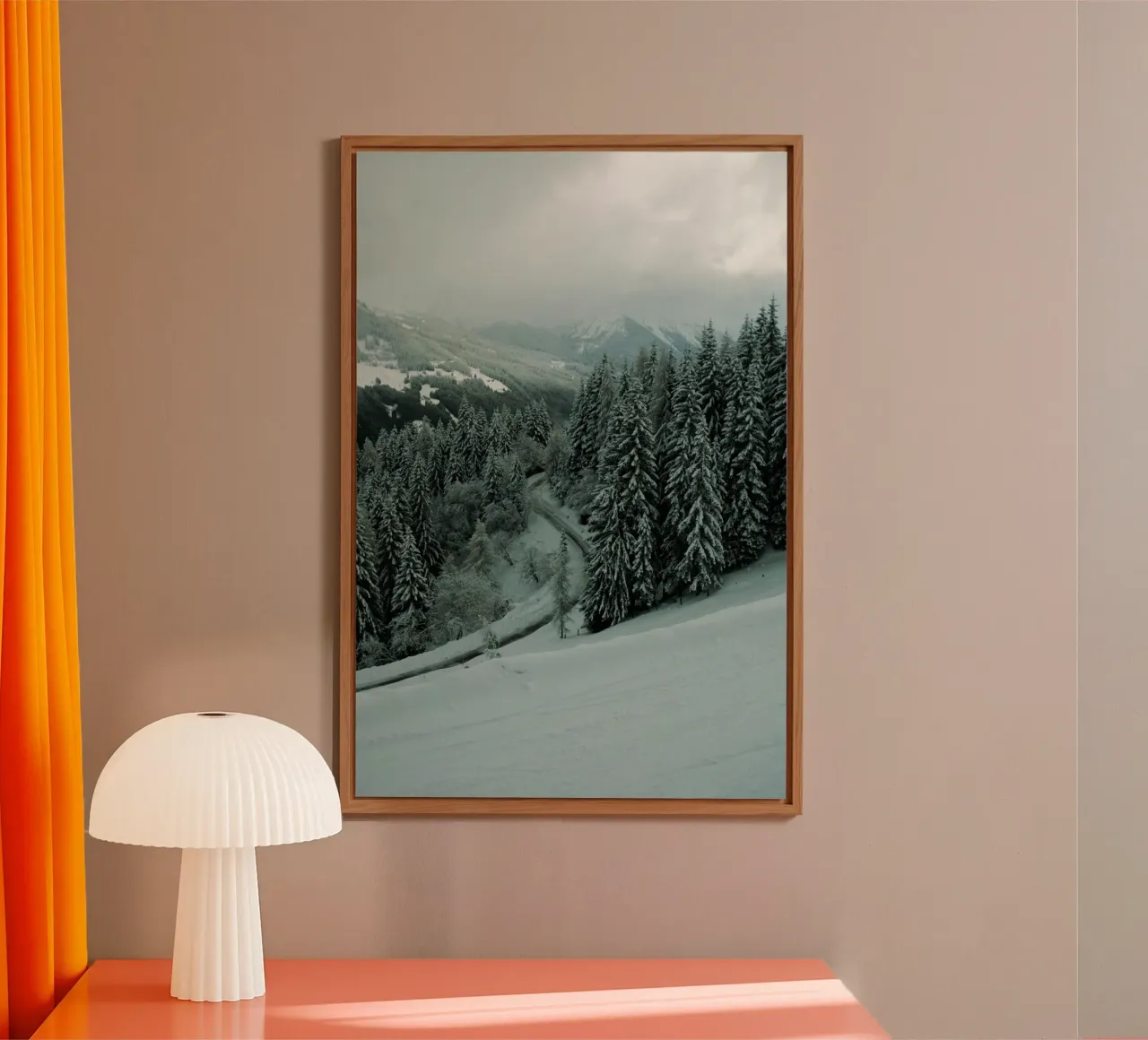 The Path through Winter pannello forex da Sebastian Hilgetag