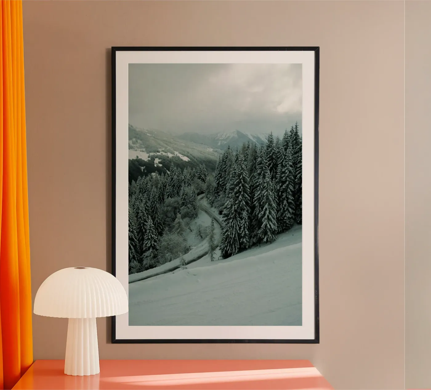 The Path through Winter poster da Sebastian Hilgetag