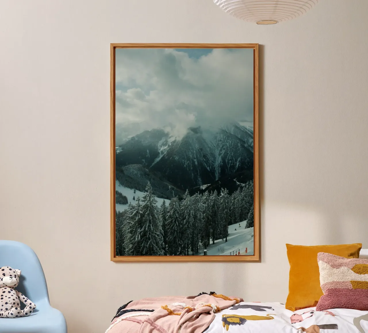 The Cloud and the Mountain alluminio dibond da Sebastian Hilgetag