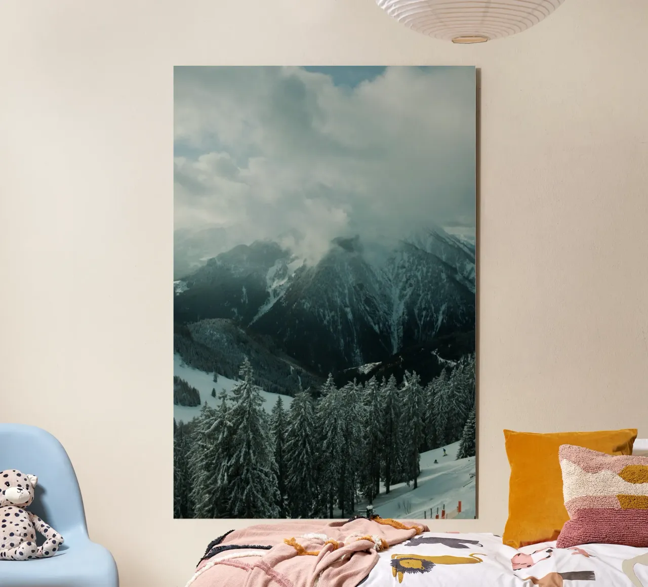 The Cloud and the Mountain alluminio dibond da Sebastian Hilgetag