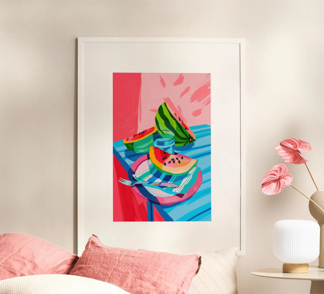 Summery water-melon snack poster by Autofocus