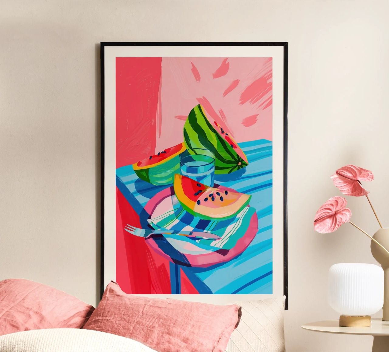 Summery water-melon snack poster by Autofocus