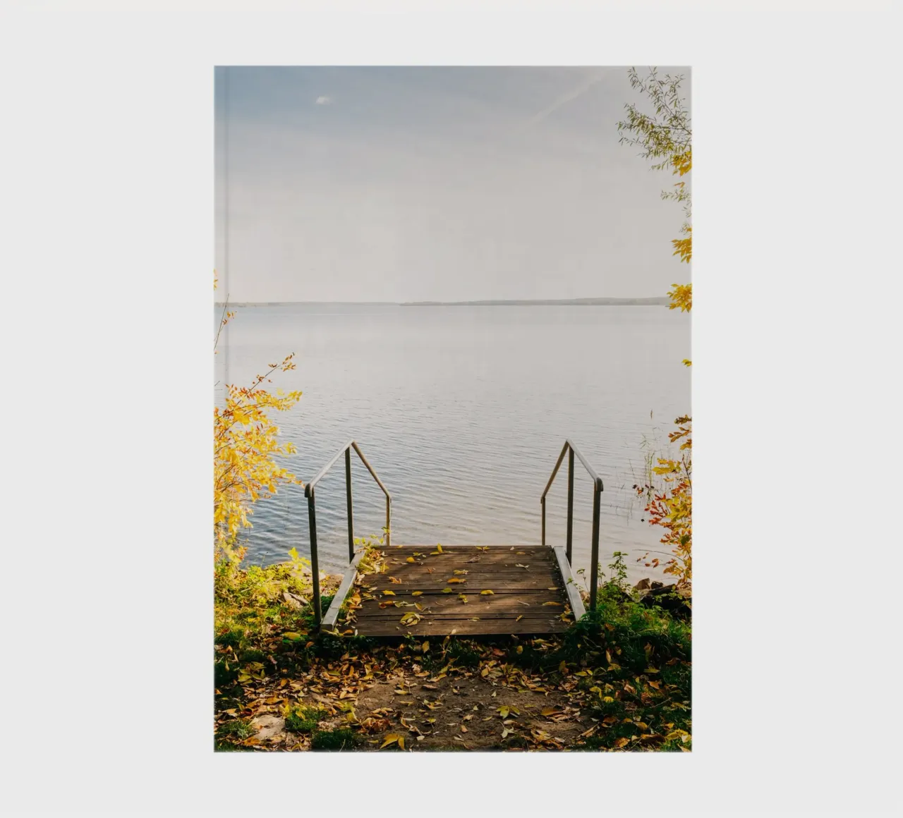 Autunno dorato sul lago di Senftenberg - foglie d'autunno + sole diario da Bold and Retro