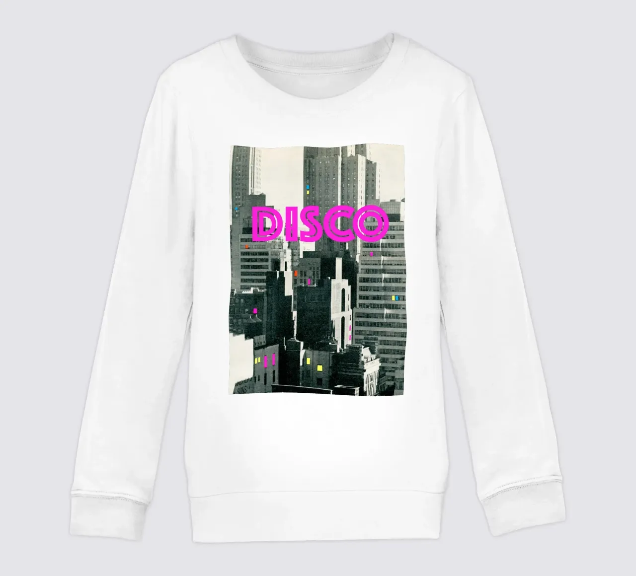 Discoteche a New York felpa bambino da Cassia Beck Collage