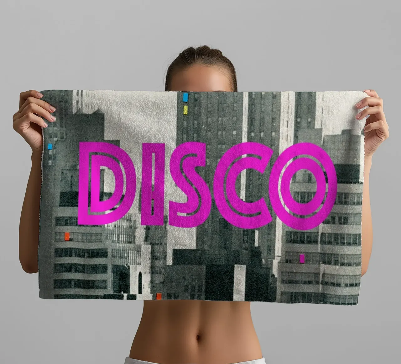 Discoteche a New York asciugamano da bagno da Cassia Beck Collage