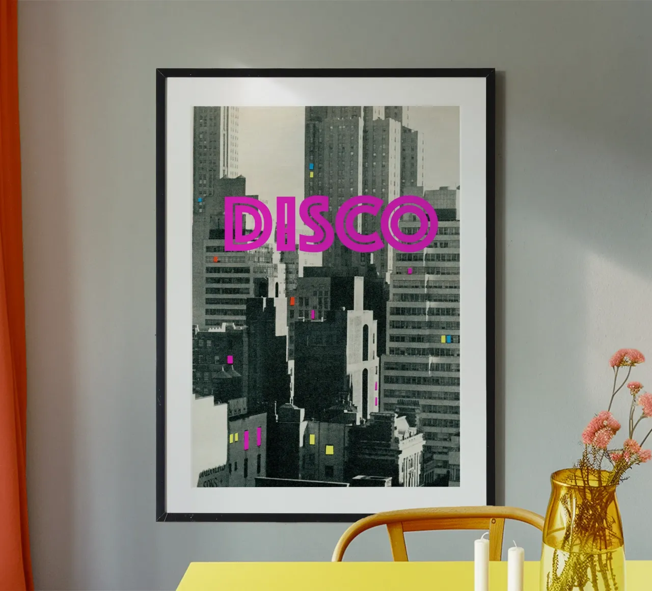 Discoteche a New York poster da Cassia Beck Collage