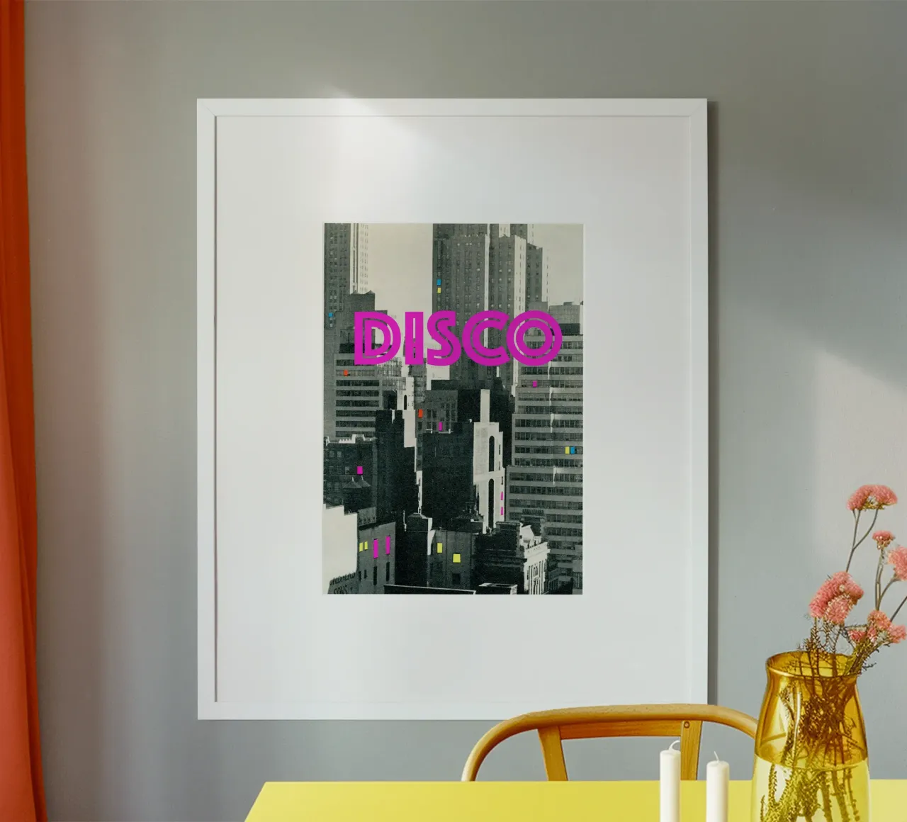 Discoteche a New York poster da Cassia Beck Collage