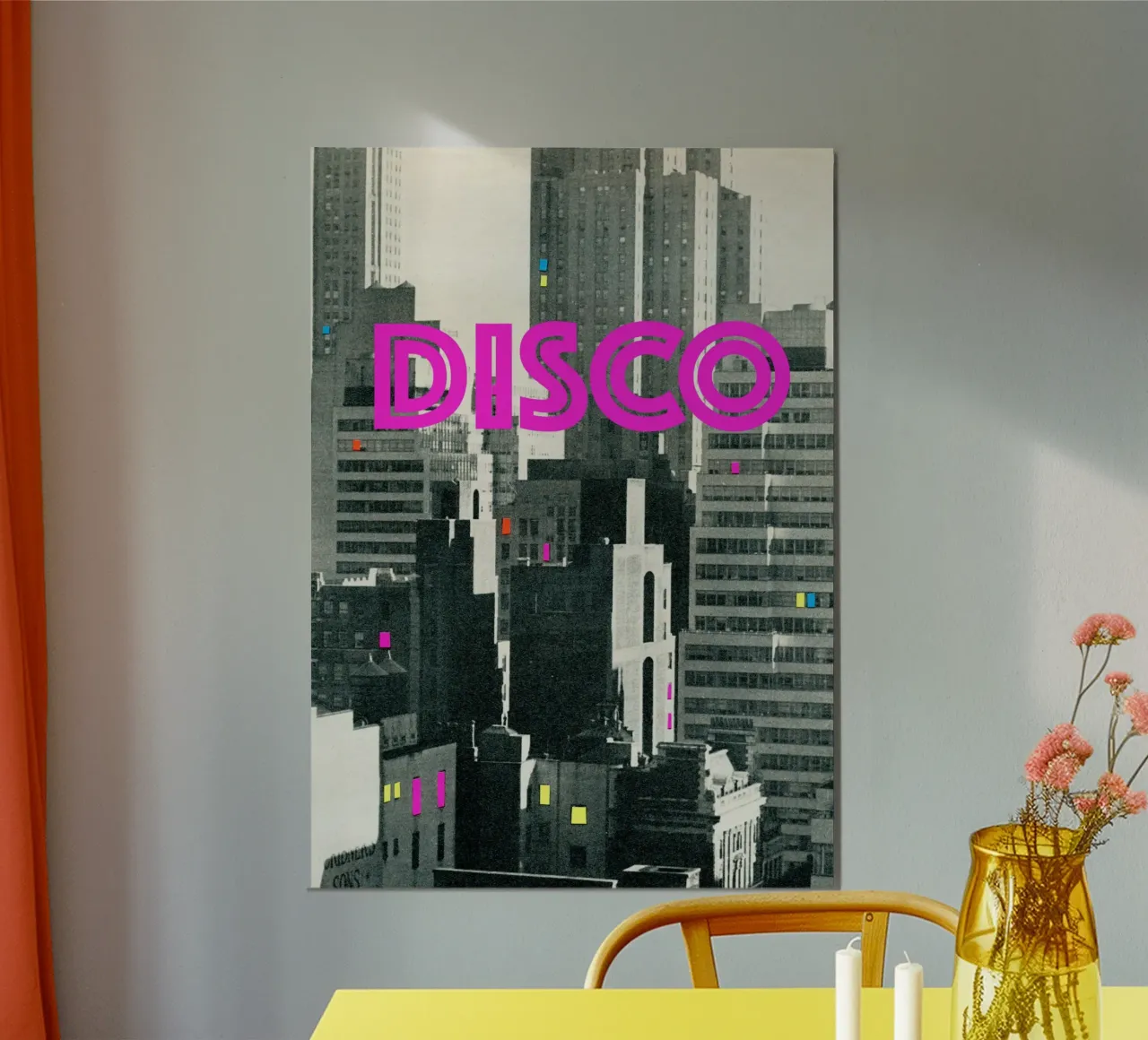 Discoteche a New York poster da Cassia Beck Collage