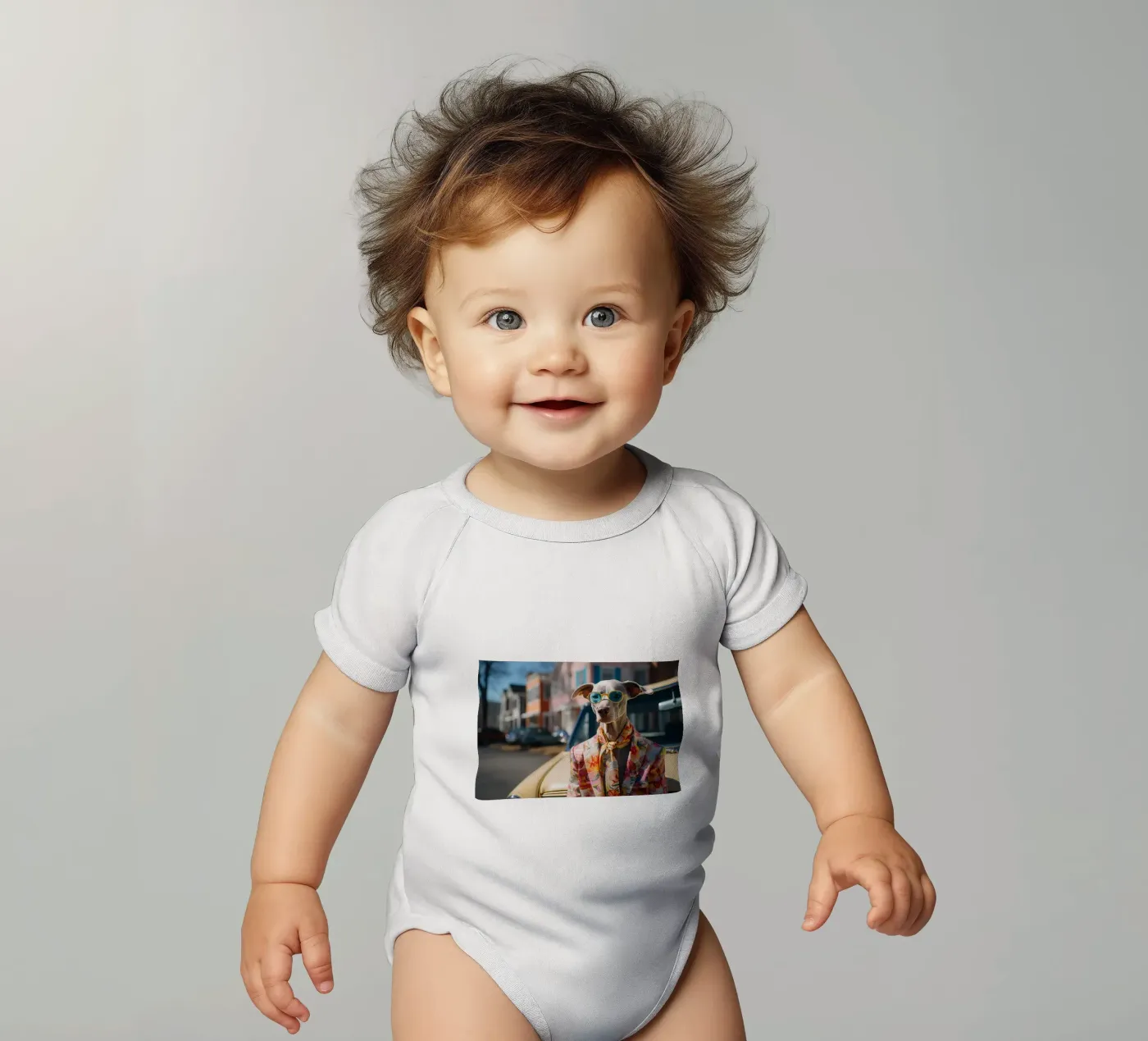 Marcel body bébé de Affiches Chien Originales – Dogland