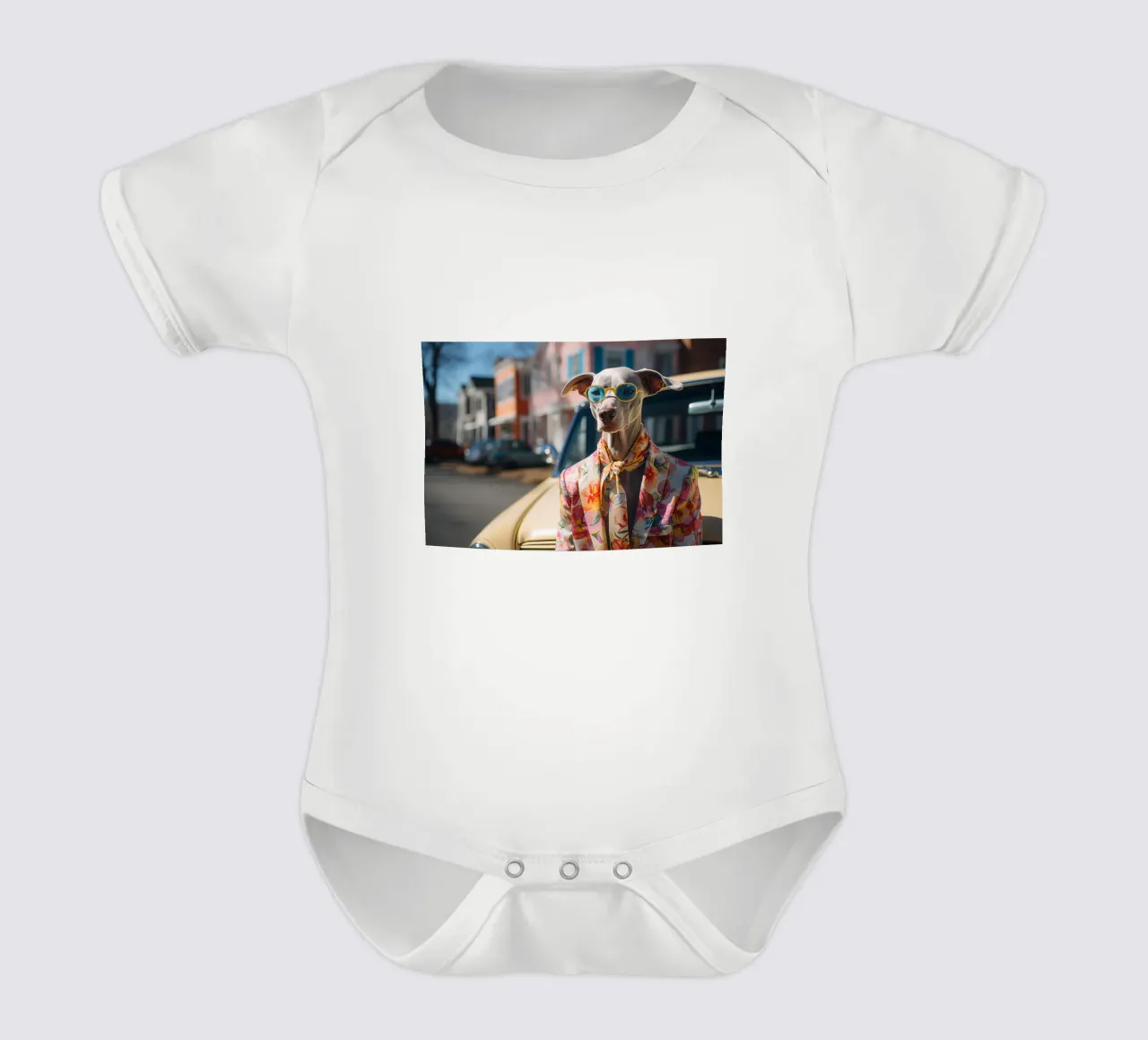 Marcel body bébé de Affiches Chien Originales – Dogland