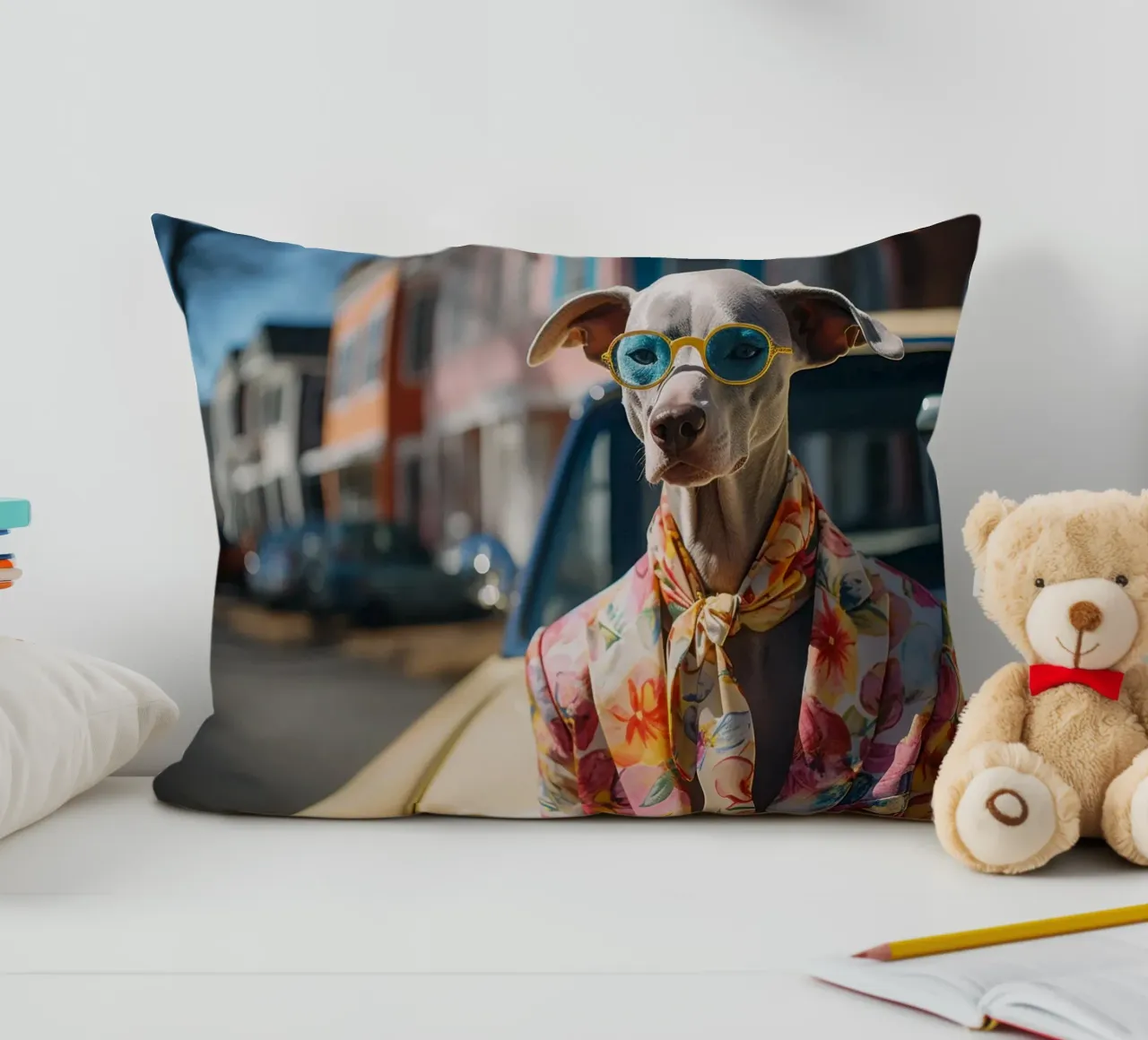 Marcel cuscino da Affiches Chien Originales – Dogland