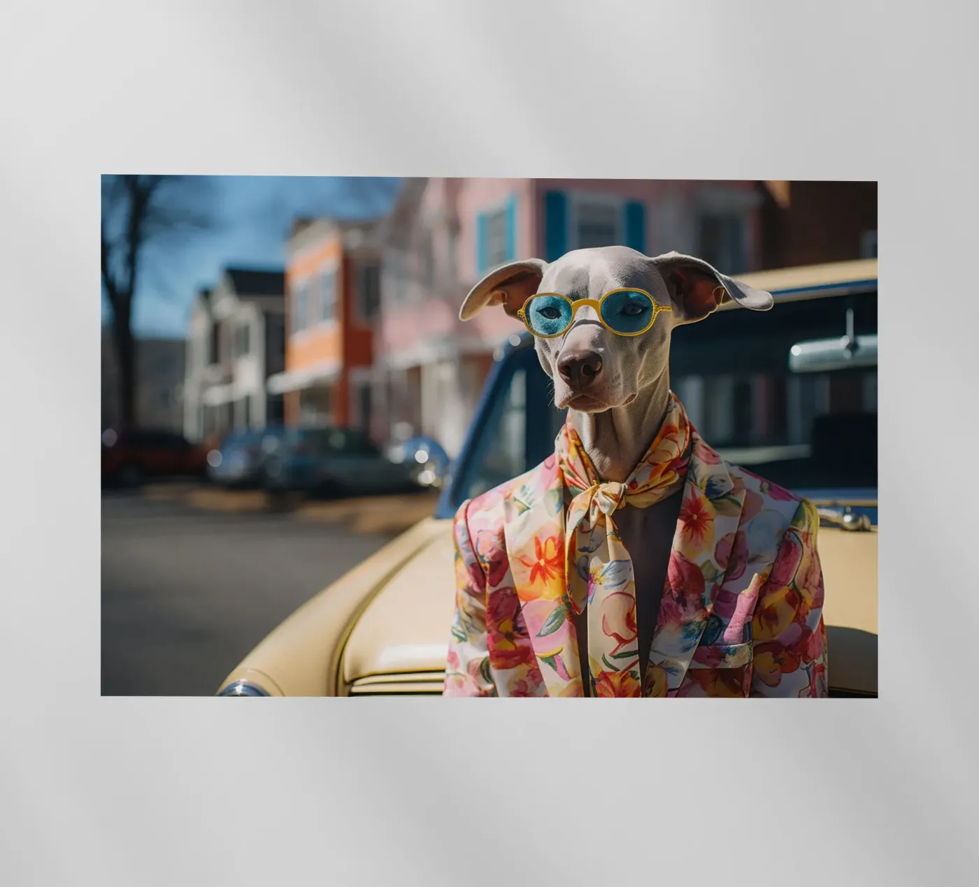 Marcel Backlit Folie von Affiches Chien Originales – Dogland