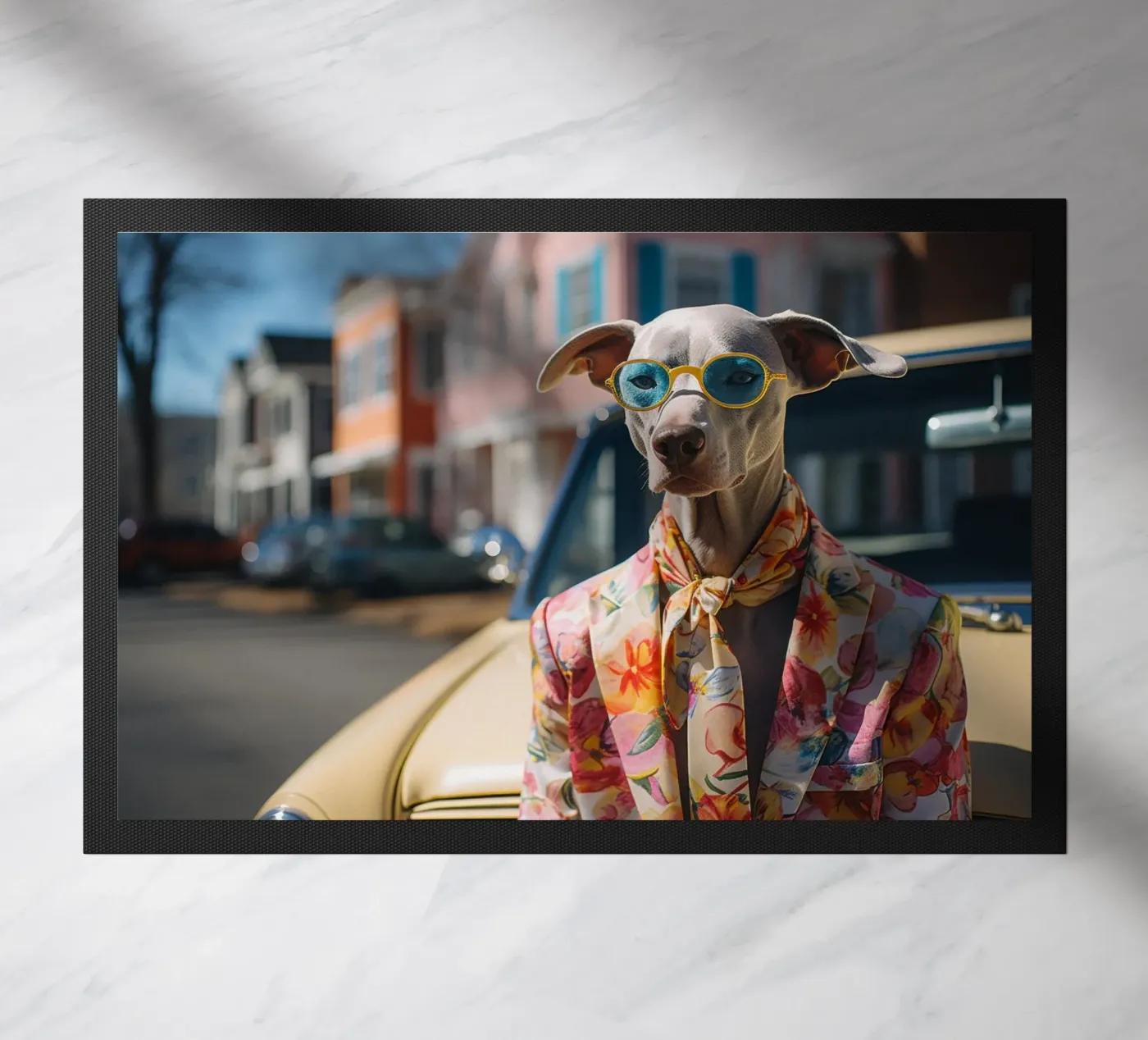 Marcel Fußmatte von Affiches Chien Originales – Dogland