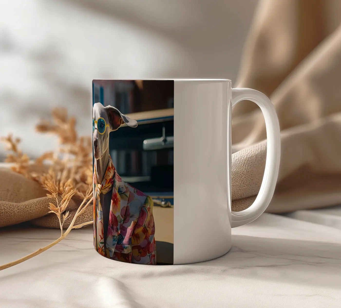 Marcel ceramic mug by Affiches Chien Originales – Dogland