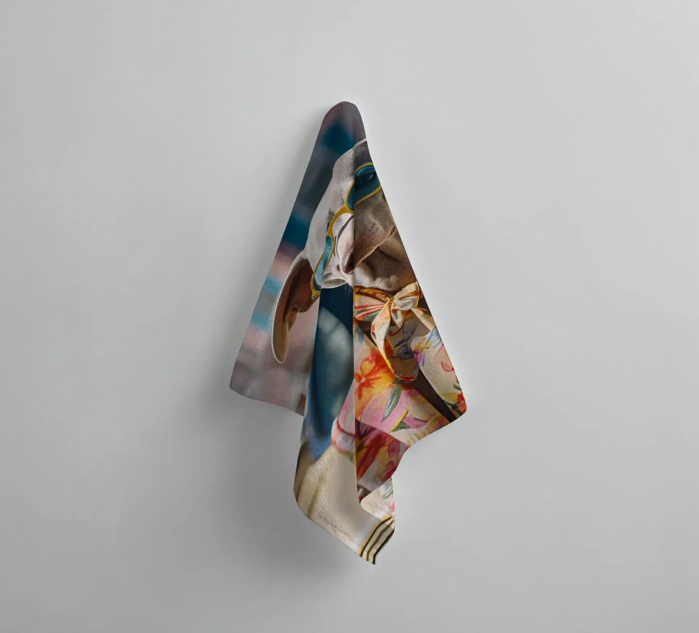 Marcel towel by Affiches Chien Originales – Dogland