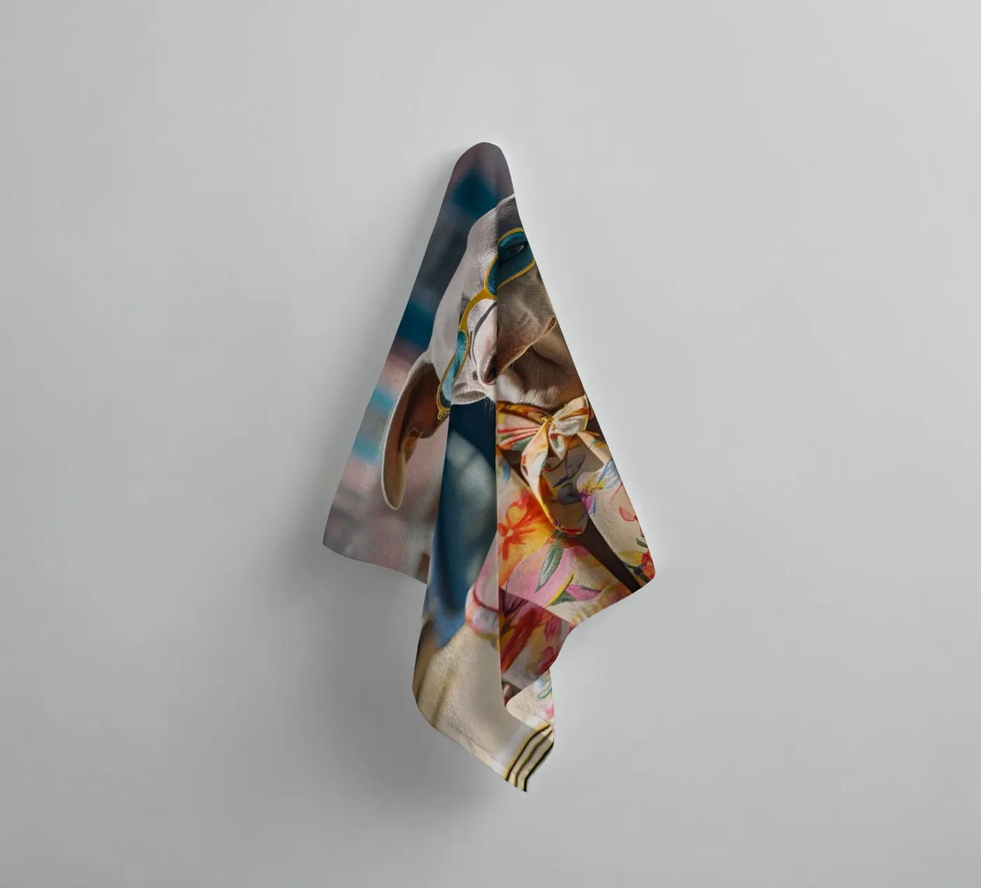Marcel towel by Affiches Chien Originales – Dogland