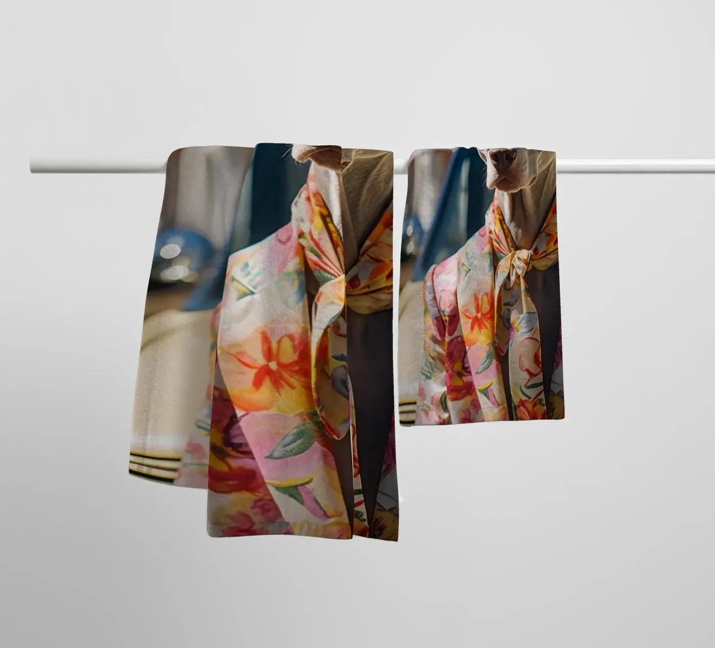 Marcel towel by Affiches Chien Originales – Dogland