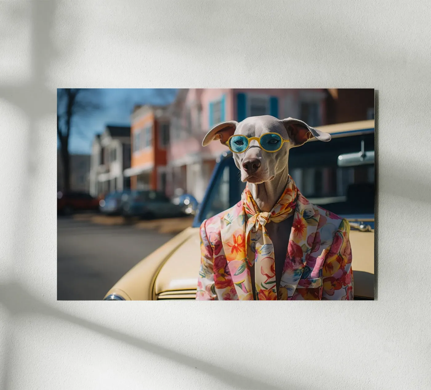 Marcel alluminio dibond da Affiches Chien Originales – Dogland