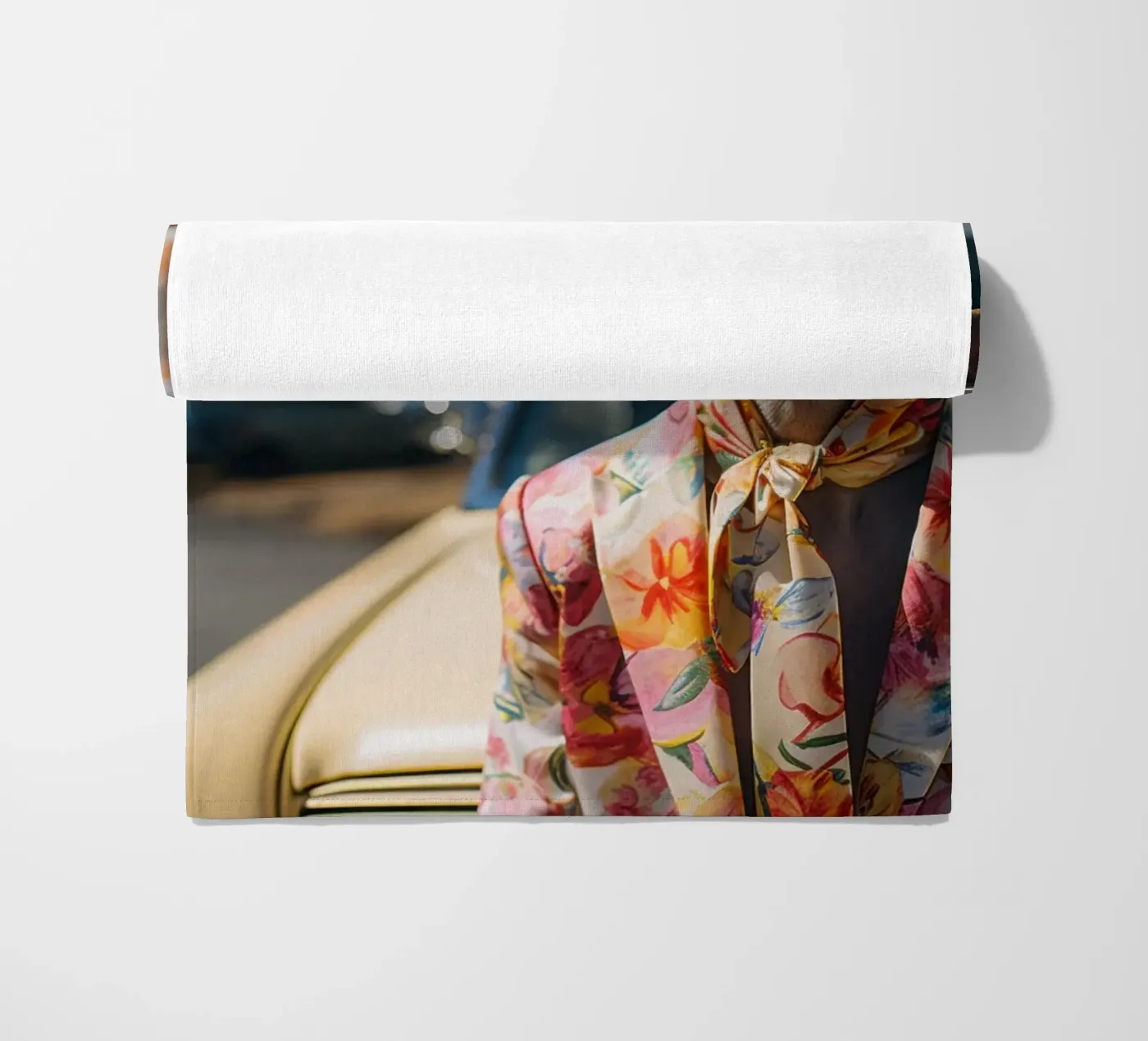 Marcel strandhanddoek van Affiches Chien Originales – Dogland