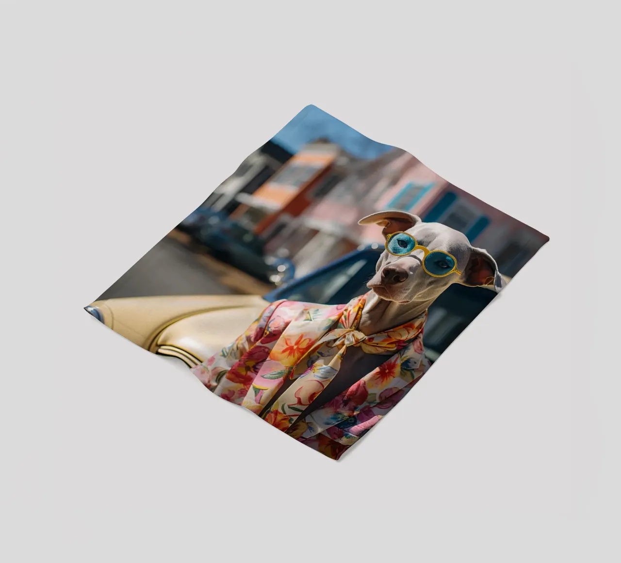 Marcel fleecedeken van Affiches Chien Originales – Dogland