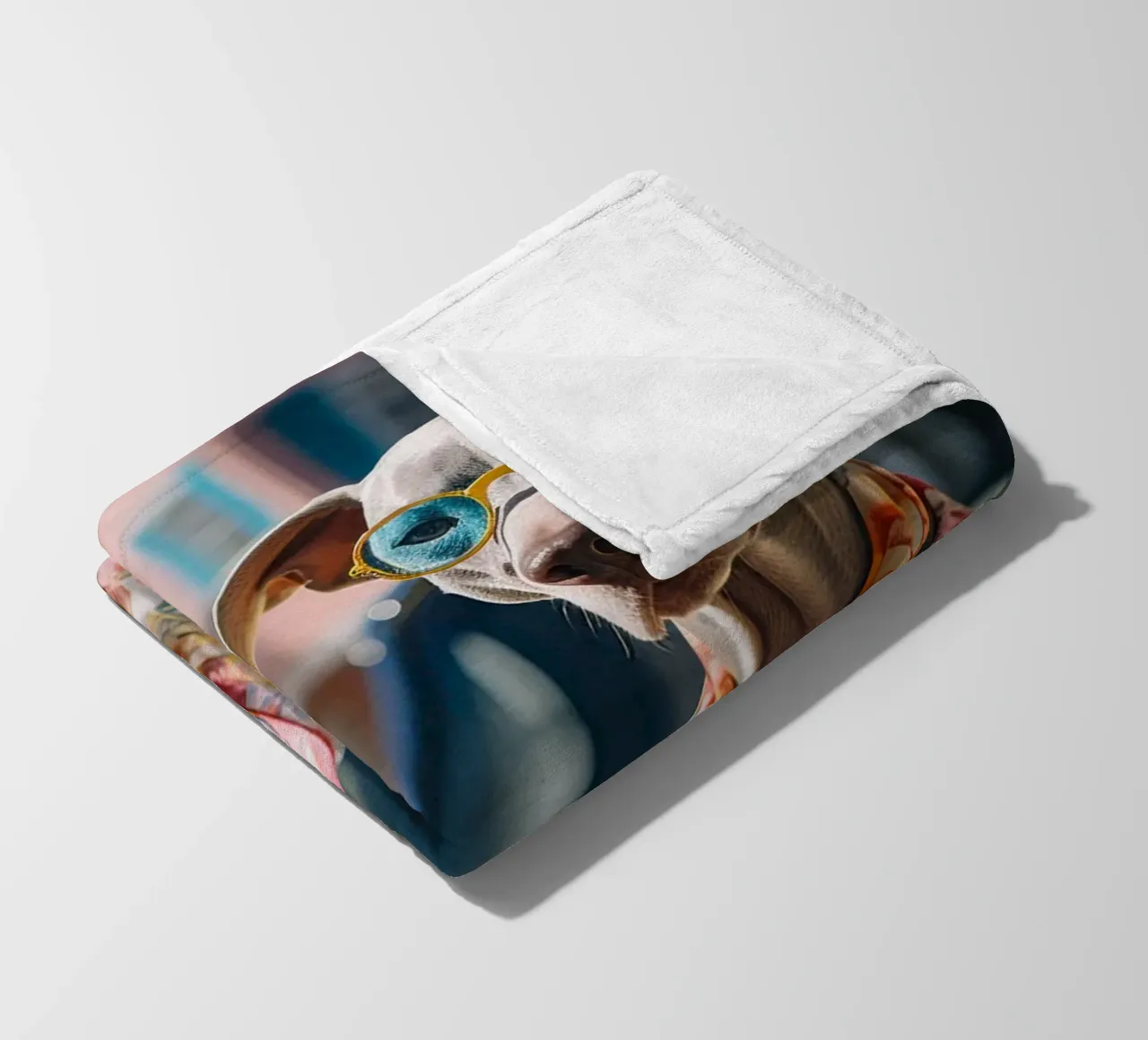 Marcel fleecedeken van Affiches Chien Originales – Dogland