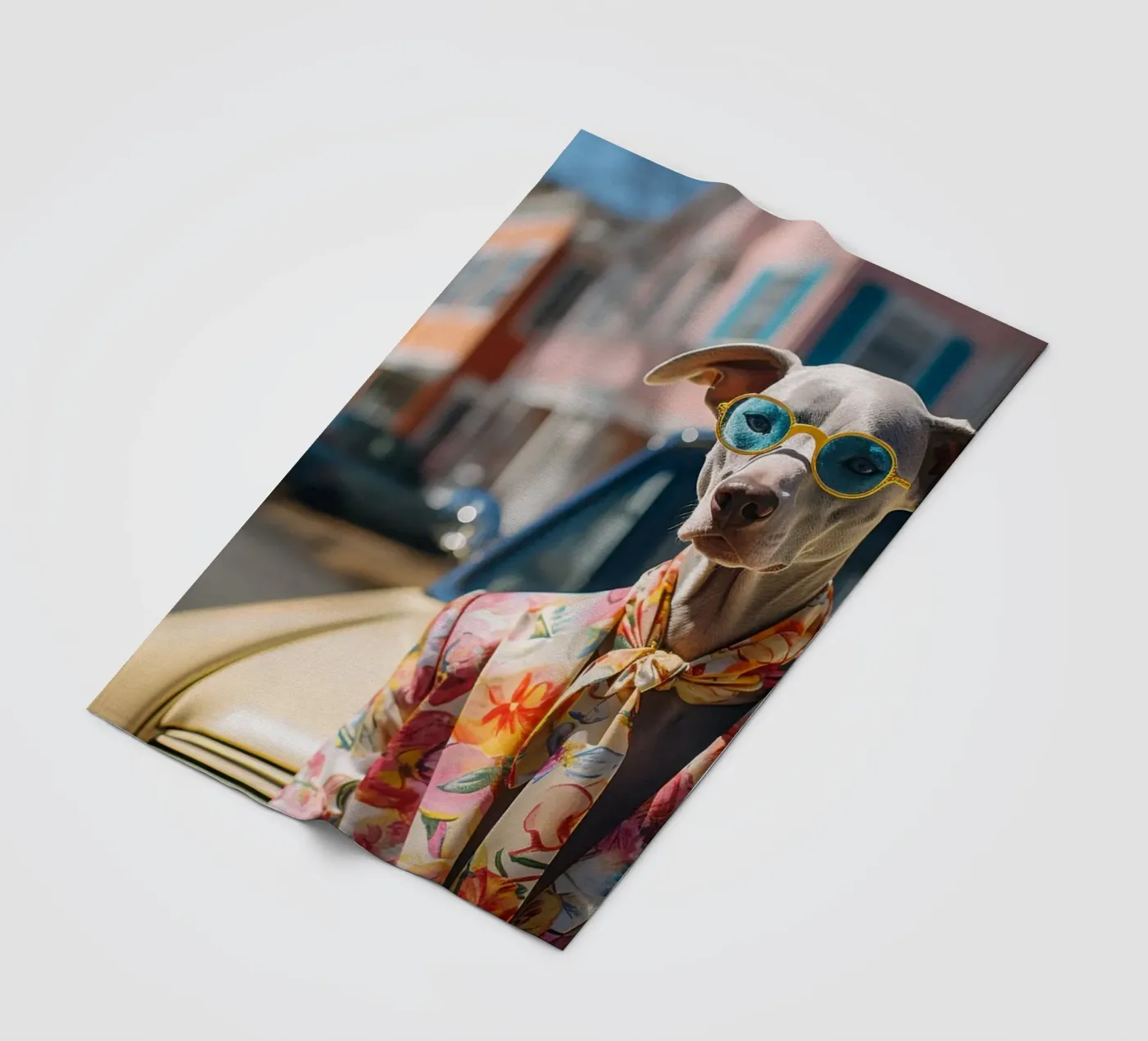 Marcel Fleecedecke von Affiches Chien Originales – Dogland