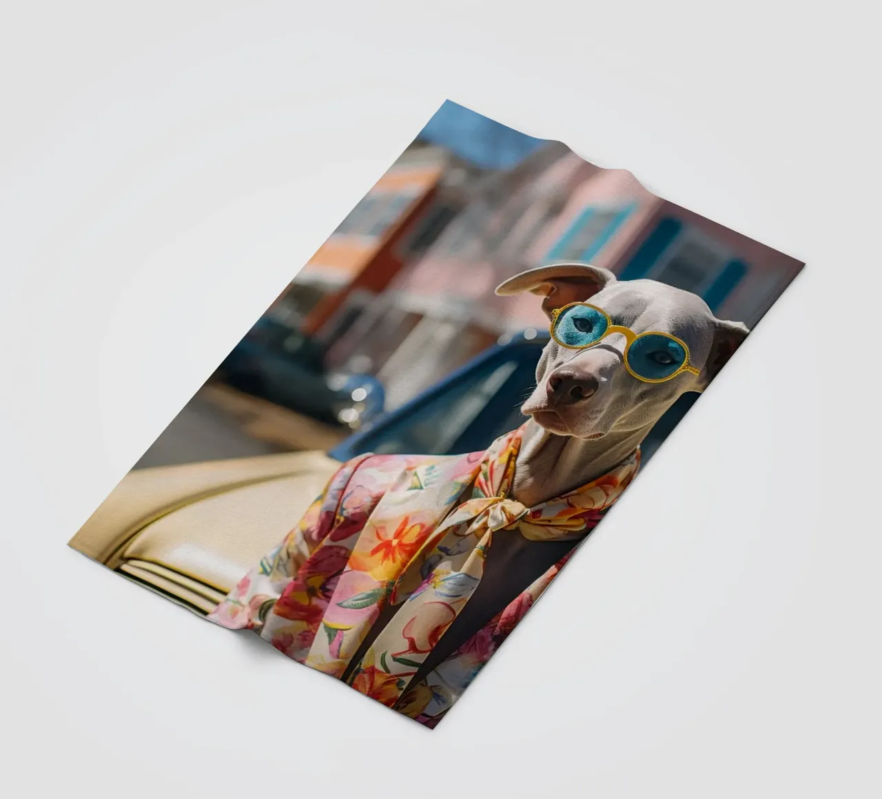 Marcel fleecedeken van Affiches Chien Originales – Dogland