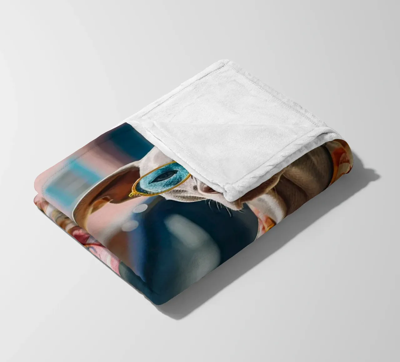 Marcel fleecedeken van Affiches Chien Originales – Dogland