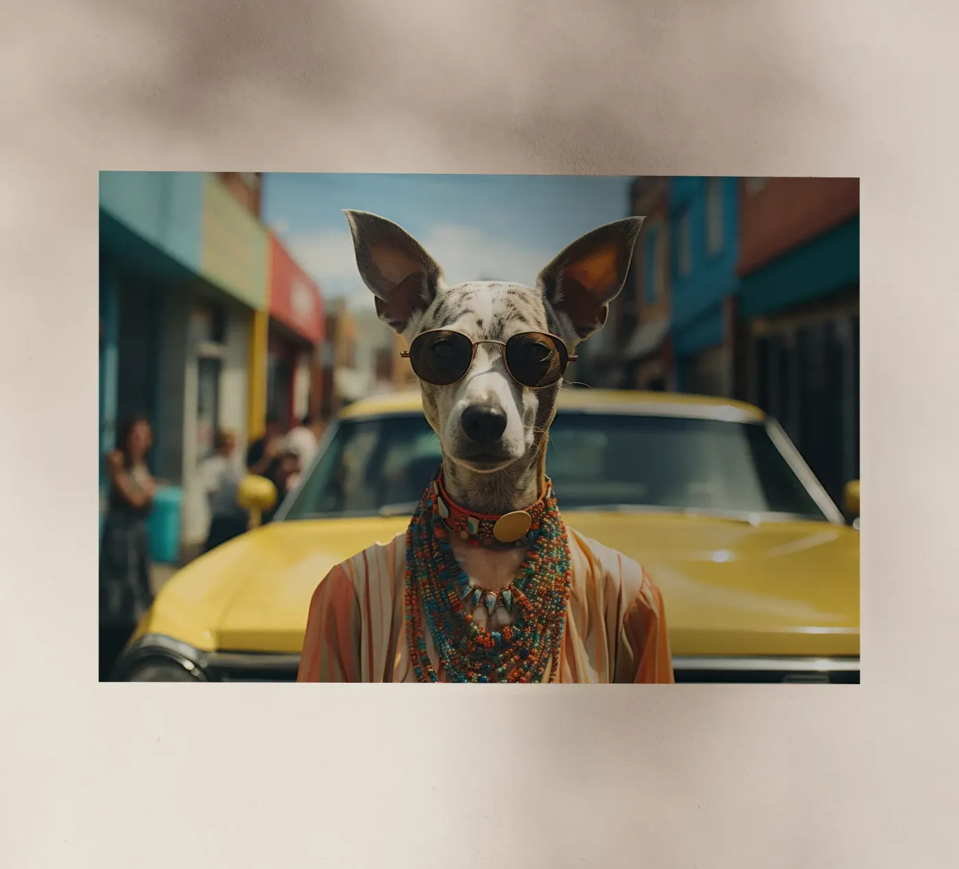 Luna pellicola backlit da Affiches Chien Originales – Dogland