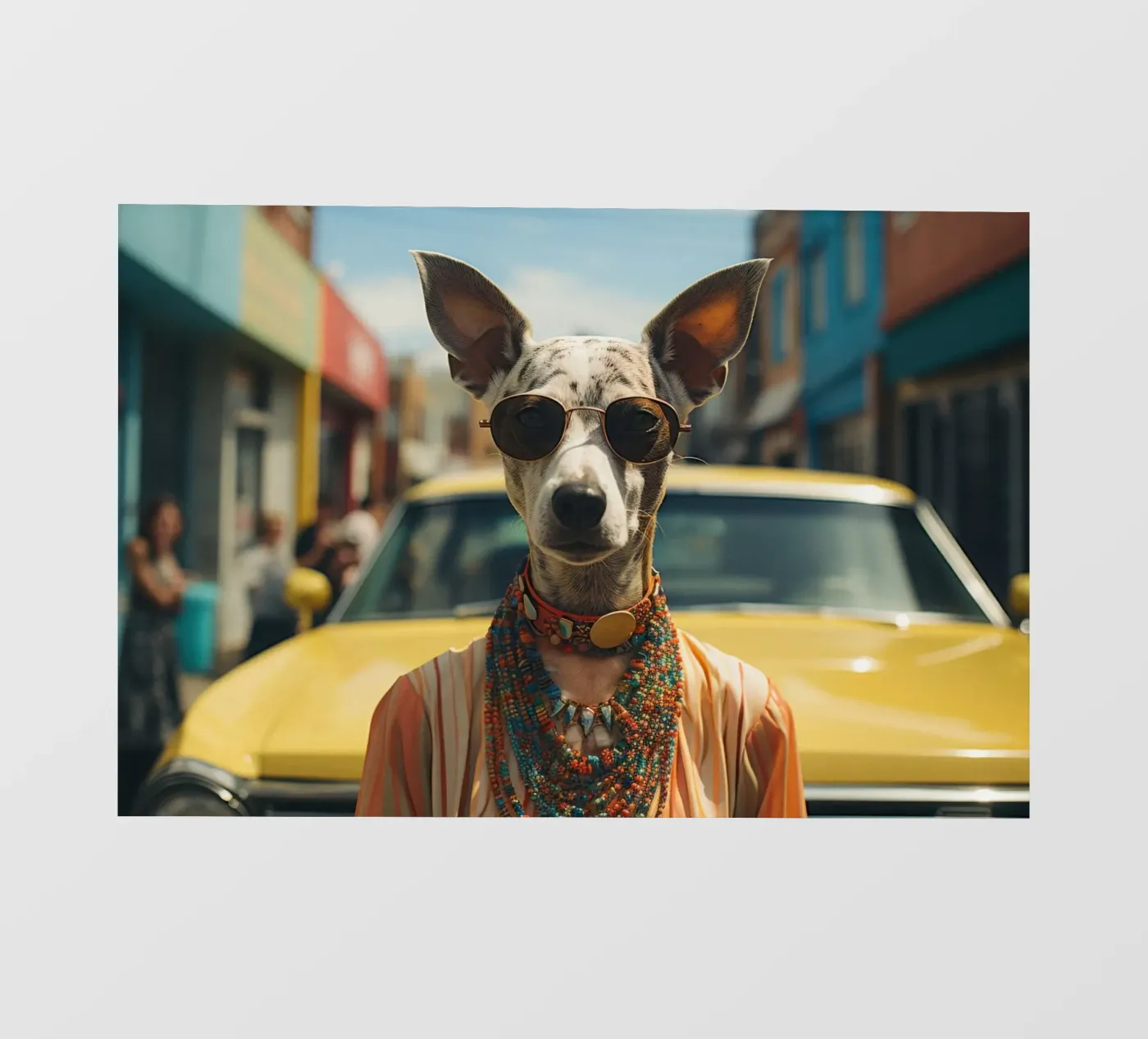 Luna pellicola backlit da Affiches Chien Originales – Dogland