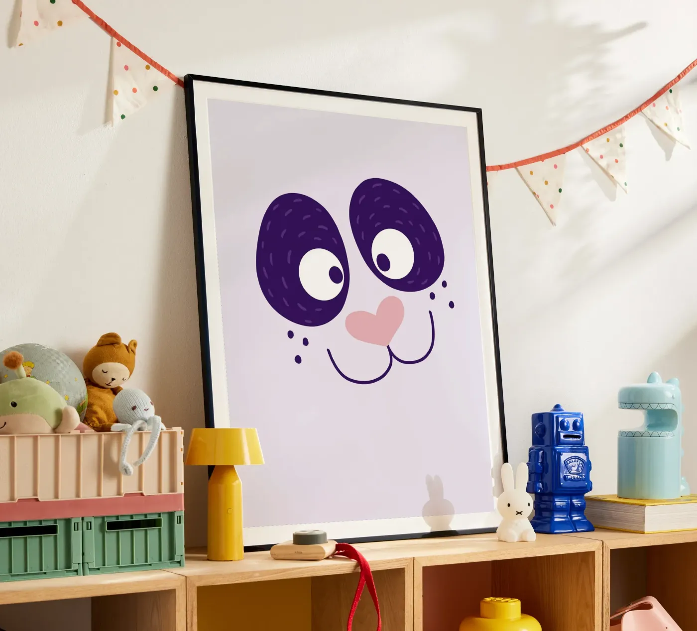 Panda poster van Sandy Thissen