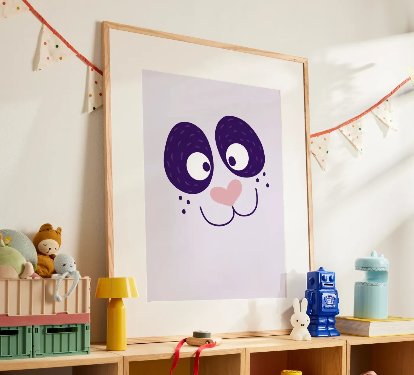 Panda poster van Sandy Thissen