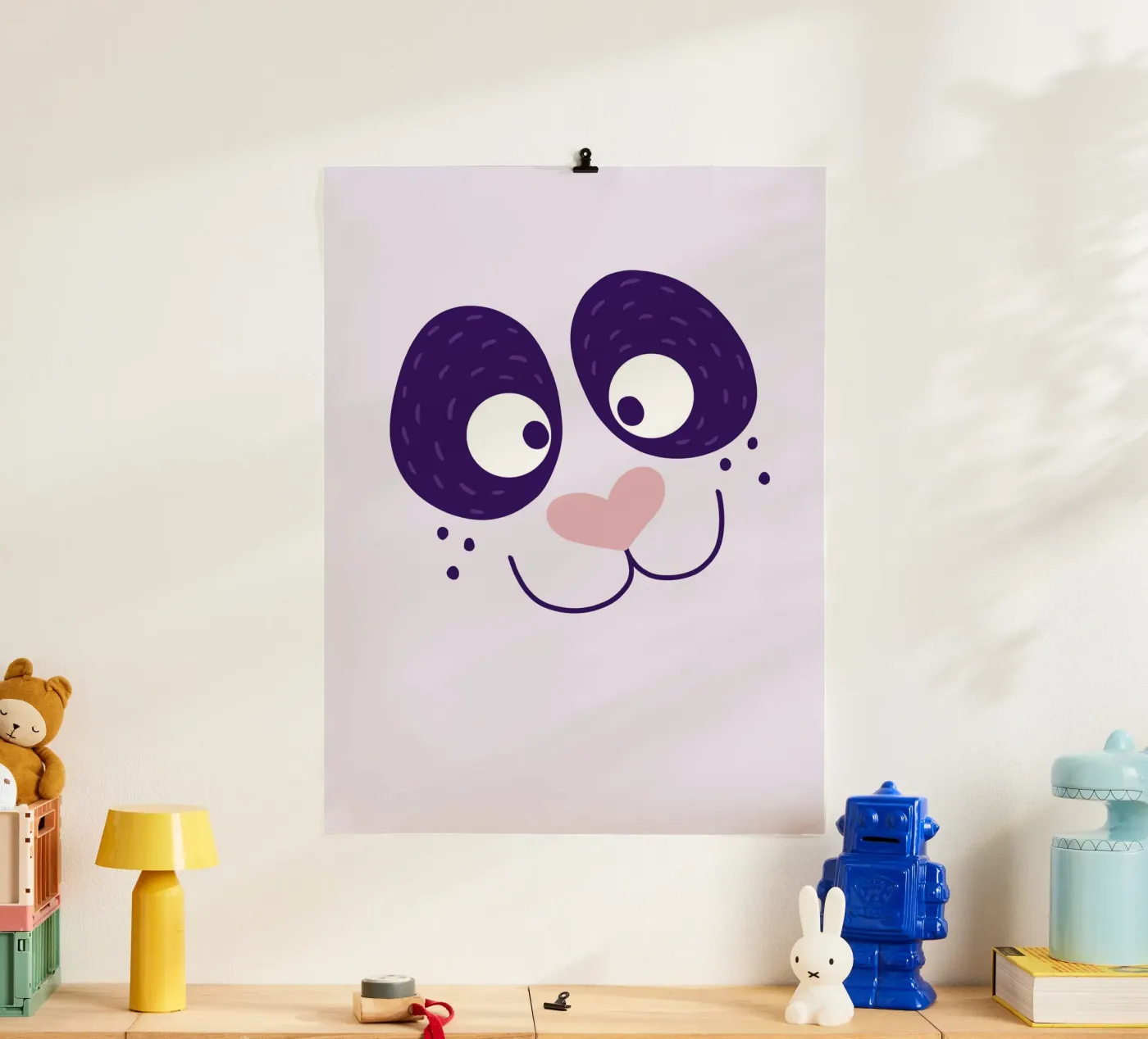 Panda poster van Sandy Thissen